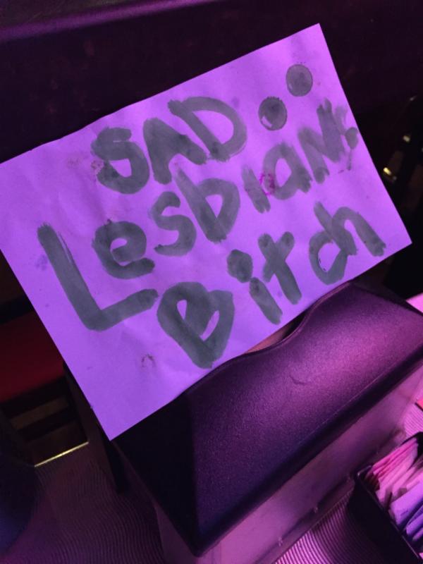 sad lesbian bitch